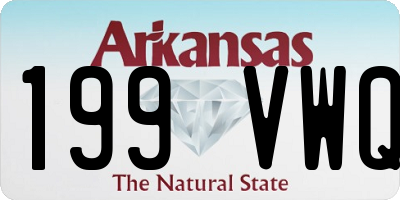 AR license plate 199VWQ