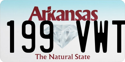 AR license plate 199VWT
