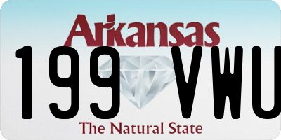 AR license plate 199VWU