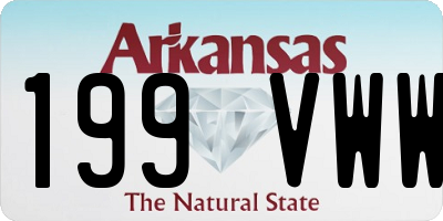 AR license plate 199VWW