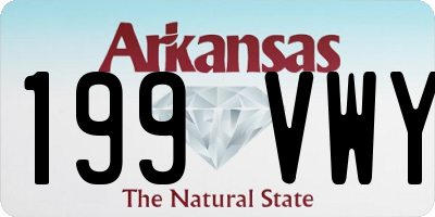 AR license plate 199VWY