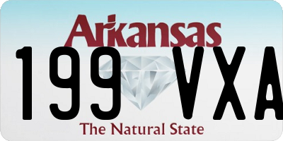 AR license plate 199VXA