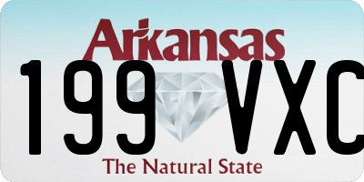 AR license plate 199VXC