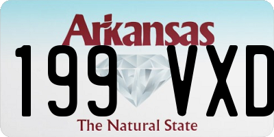 AR license plate 199VXD