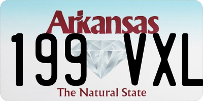 AR license plate 199VXL