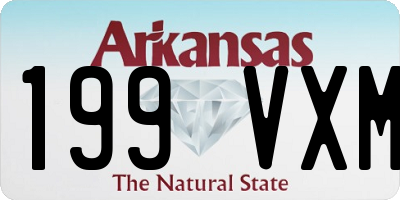 AR license plate 199VXM