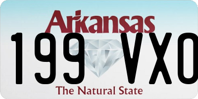AR license plate 199VXO