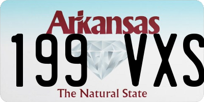 AR license plate 199VXS