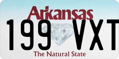 AR license plate 199VXT