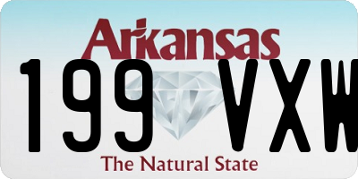 AR license plate 199VXW