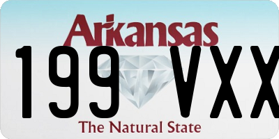 AR license plate 199VXX