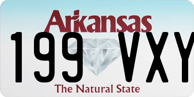 AR license plate 199VXY