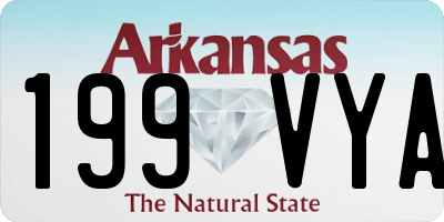 AR license plate 199VYA