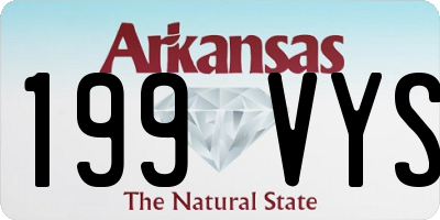 AR license plate 199VYS