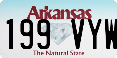 AR license plate 199VYW