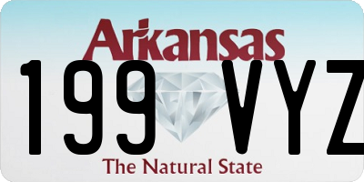 AR license plate 199VYZ
