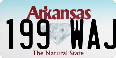 AR license plate 199WAJ