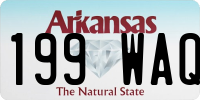 AR license plate 199WAQ
