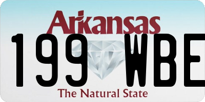 AR license plate 199WBE