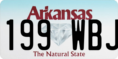 AR license plate 199WBJ