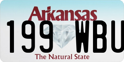 AR license plate 199WBU