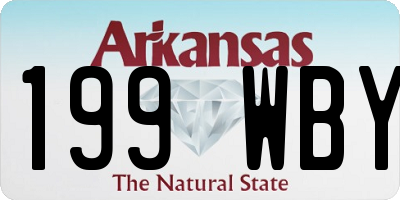 AR license plate 199WBY