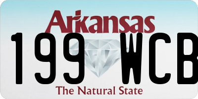 AR license plate 199WCB