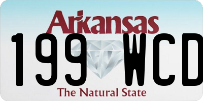 AR license plate 199WCD