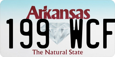 AR license plate 199WCF