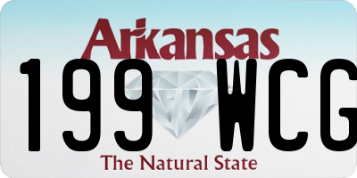 AR license plate 199WCG