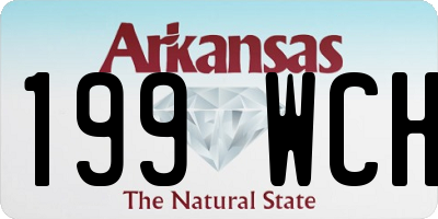 AR license plate 199WCH