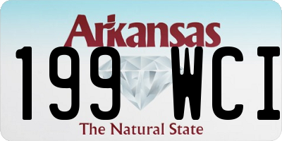 AR license plate 199WCI