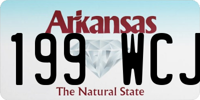 AR license plate 199WCJ