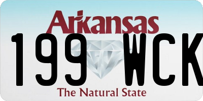AR license plate 199WCK