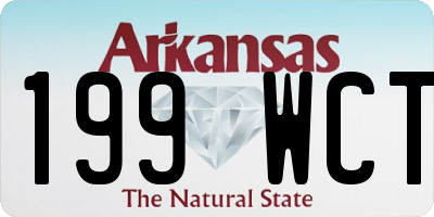 AR license plate 199WCT
