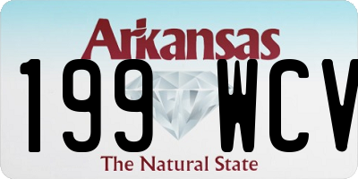 AR license plate 199WCV