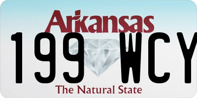 AR license plate 199WCY