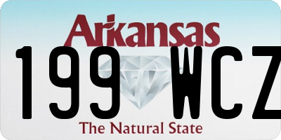 AR license plate 199WCZ
