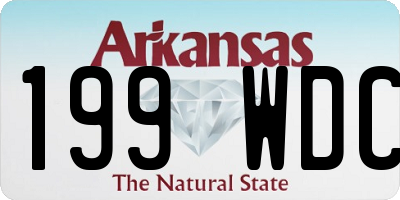 AR license plate 199WDC