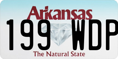 AR license plate 199WDP