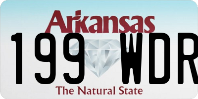 AR license plate 199WDR