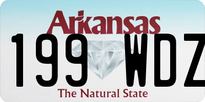 AR license plate 199WDZ
