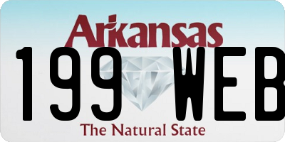 AR license plate 199WEB