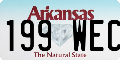 AR license plate 199WEC