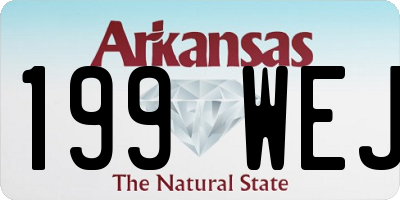 AR license plate 199WEJ