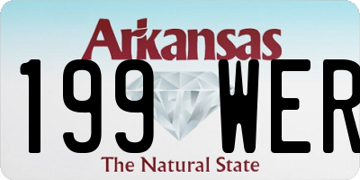 AR license plate 199WER