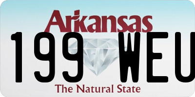 AR license plate 199WEU