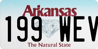 AR license plate 199WEV