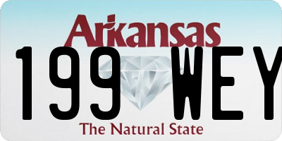 AR license plate 199WEY