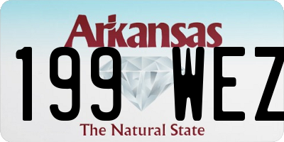 AR license plate 199WEZ